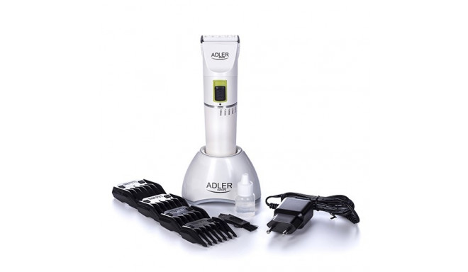 Adler AD 2827 hair trimmers/clipper Black, White 4 Lithium