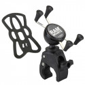 RAM Mounts X-Grip Phone Mount with Low Profile Tough-Claw Base