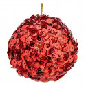 Christmas Baubles Ø 10 cm 6 Units Red Plastic