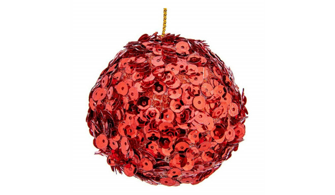 Christmas Baubles Ø 10 cm 6 Units Red Plastic 10 x 10 x 10 cm