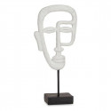 Decorative Figure Face White Polyresin (19,5 x 38 x 10,5 cm)