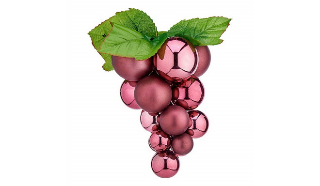 Christmas Bauble Grapes Pink Plastic 18 x 18 x 28 cm