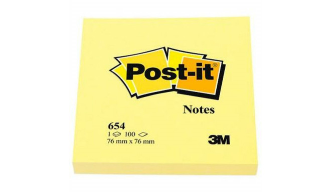 Sticky Notes Post-it CANARY YELLOW Yellow 7,6 x 7,6 cm 36 Units 36 Pieces 76 x 76 mm