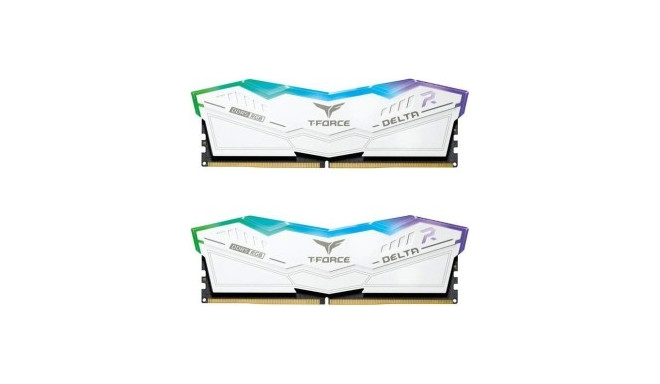 Team Group DDR5 - 32 GB -6000 - CL - 38 Kit, RAM (white, FF4D532G6000HC38ADC01, Delta RGB)