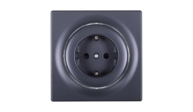 Fibaro FGWSONF-011-8 socket-outlet Type F Black