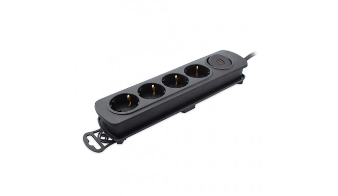 4-socket plugboard with power switch TM Electron 3680 W