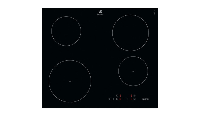 Electrolux EHH6240ISK Black Built-in 60 cm Zone induction hob 4 zone(s)