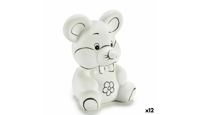 Money box 8 x 12,5 x 9,5 cm Ceramic (12 Units)