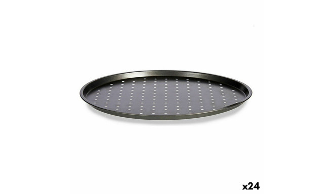 Baking tray Pizza Grey Carbon steel 33 x 1 x 33 cm (24 Units)