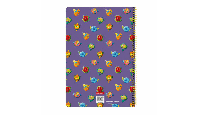 Notebook SuperThings Guardians of Kazoom Purple Yellow A4