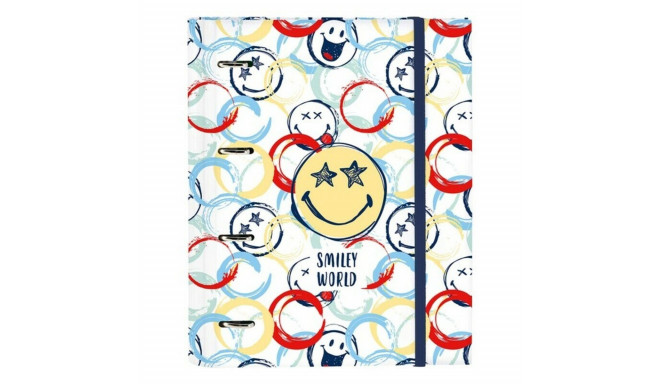 Ring binder Smiley 512090666 Multicolour (27 x 32 x 3.5 cm)