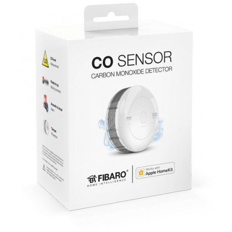Fibaro CO Sensor nutikodu multiaandur juhtmevaba Bluetooth