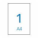 Etikett APLI 210x297mm, A4, 10l/pk, Ref.12917