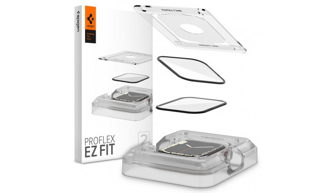 Spigen Proflex EZ FIT 2-Pack - Szkło hybrydowe do Apple Watch 8 / 7 45 mm (2 szt)