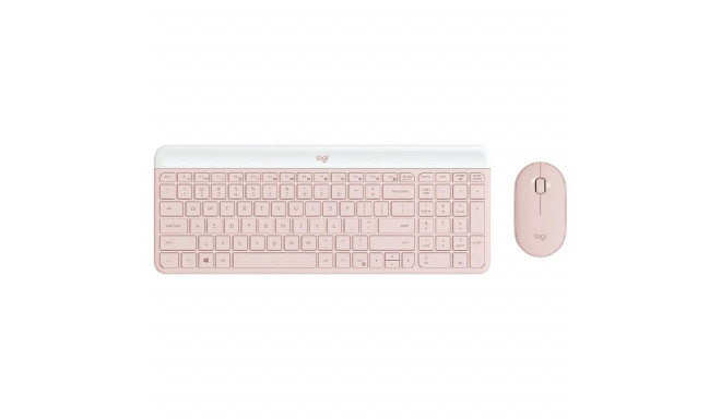 LOGITECH MK470 Slim Wireless Combo - ROSE - US INT'L