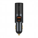 Baseus car charger Share Together PD 120W 1x USB 1x USB-C gray with car lighter socket