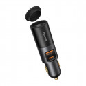Baseus car charger Share Together PD 120W 1x USB 1x USB-C gray with car lighter socket