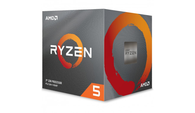 AMD protsessor AM4 Ryzen 5 6 Core Box 3600 3,6GHz MAX Boost 4,2GHz 6xCore 32MB 95W with Wraith Stealth Cooler 