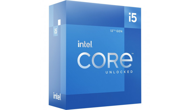 Intel protsessor S1700 Core i5 12600K Box 10x3.7 125W WOF Gen12