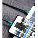 Baseus Cafule nylonový kabel USB Type C Power Delivery 2.0 100W 20V 5A 2m šedý (CATKLF-ALG1)
