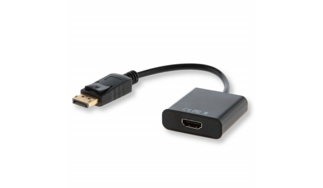 Savio CL-55 video cable adapter 0.2 m DisplayPort HDMI Type A (Standard) Black