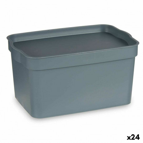 Универсальная коробка Kipit TP592-2 Серый Пластик 2,3 L 13,5 x 11 x 20 cm (24 штук)