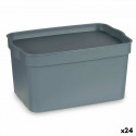 Daudzfunkcionāla Kaste Pelēks Plastmasa 2,3 L (13,5 x 11 x 20 cm) (24 gb.)