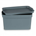 Daudzfunkcionāla Kaste Pelēks Plastmasa 2,3 L (13,5 x 11 x 20 cm) (24 gb.)