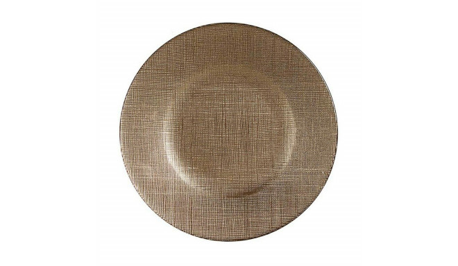 Flat plate Golden Glass 6 Units (21 x 2 x 21 cm)