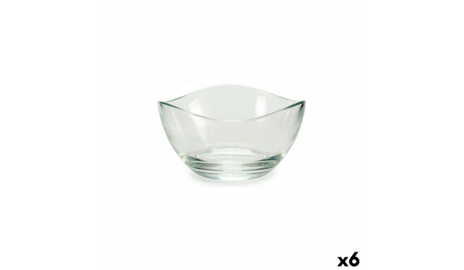 Bowl Transparent Glass (460 ml) (6 Units)