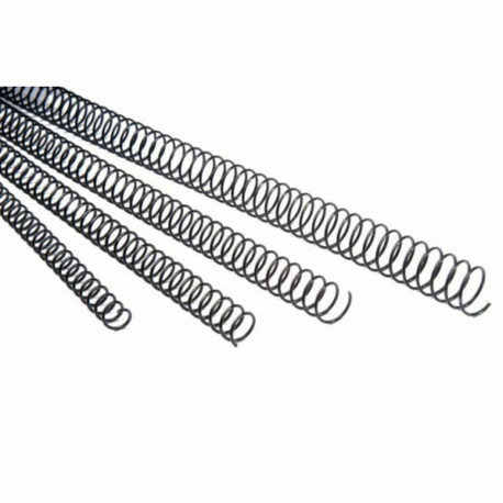 Binding Spirals Fellowes 100 Units Metal Black Ø 24 mm