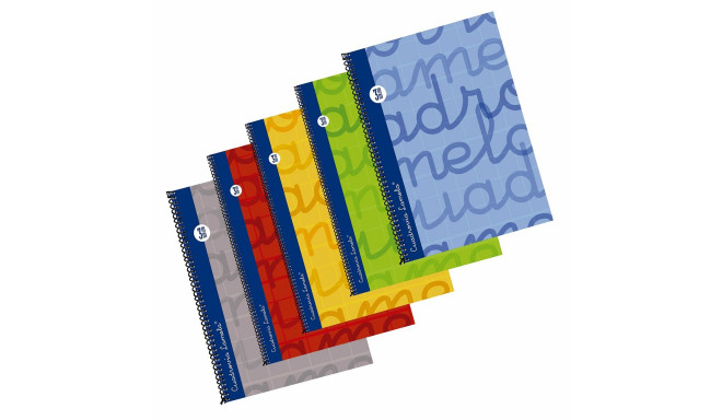 Notebook Lamela Multicolour Din A4 5 Pieces 80 Sheets