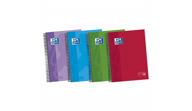 Notebook Oxford European Book 4 Classic Micro perforated 180 Sheets Multicolour A4 5 Pieces 120 Shee