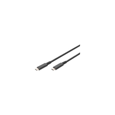 DIGITUS USB 4.0 ühenduskaabel Type-C–Type-C, maksimaalne eraldusvõime 8K/30Hz, PD 3.0, 40Gbits/s, 8m