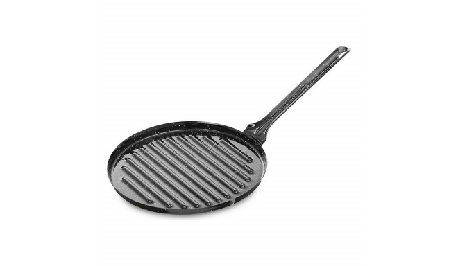 Barbecue Vaello Circular Black Enamelled Steel (Ø 24 cm)