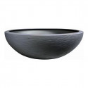 Plant pot EDA Graphit Washbasin Plastic Dark grey (Ø 59 x 21 cm)