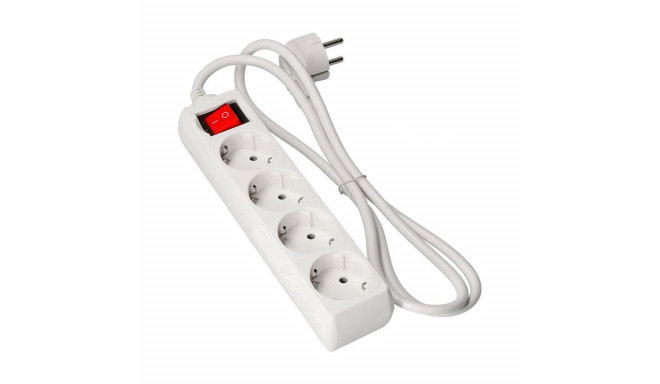 4-socket plugboard with power switch EDM Schuko (3 m)