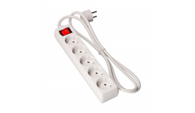 Power Socket - 5 sockets with Switch EDM 41045 Schuko (3 m)