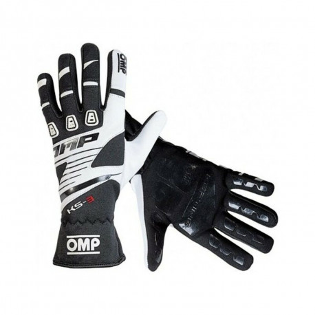 Men's Driving Gloves OMP MY2018 Melns (S)