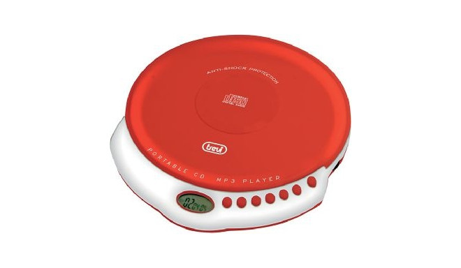 Trevi CD Player CD, CD-RW, MP3 Player, Red (CMP498)