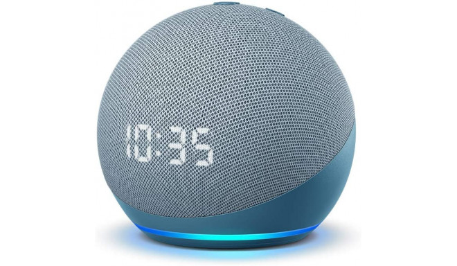 Amazon nutikõlar Echo Dot 4 Clock, twilight blue (avatud pakend)