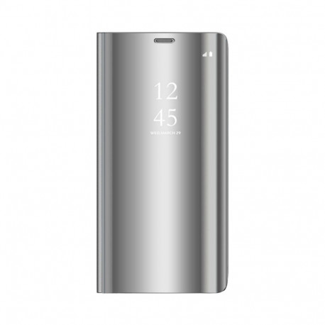 Smart Clear View case for Samsung Galaxy A14 4G / A14 5G silver