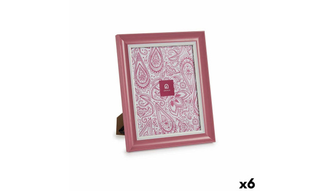 Photo frame Crystal Pink Plastic (6 Units) (2 x 31 x 26 cm)