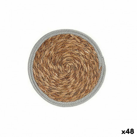 Lauamatt Ø 30 cm Naturaalne Hall Looduslik kiud (48 Ühikut)