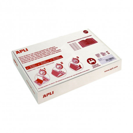 Book Case Apli 29 x 53 cm 100 Units Transparent