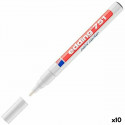 Püsimarker Edding E751 Valge 10 Ühikut