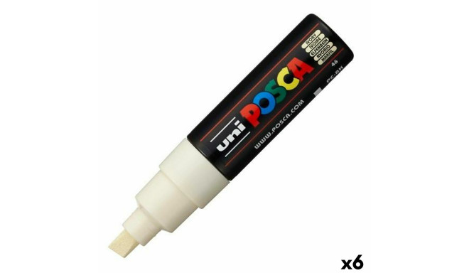 Felt-tip pens POSCA PC-8K Ivory (6 Units)