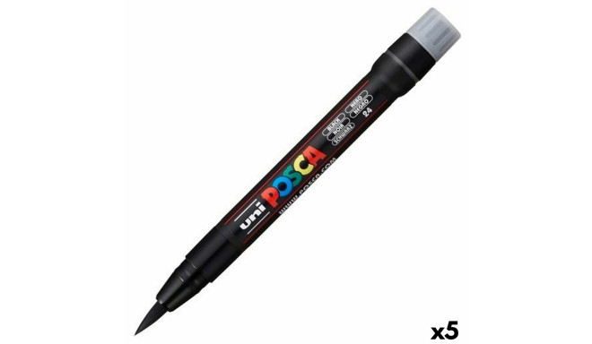 Felt-tip pens POSCA PCF-350 Black (5 Units)