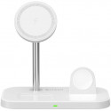 Tech-protect wireless charger QI15W A22 3in1 Magnetic MagSafe, white