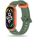Tech-Protect watch strap IconBand Hybrid Xiaomi Mi Band 7, army green/orange